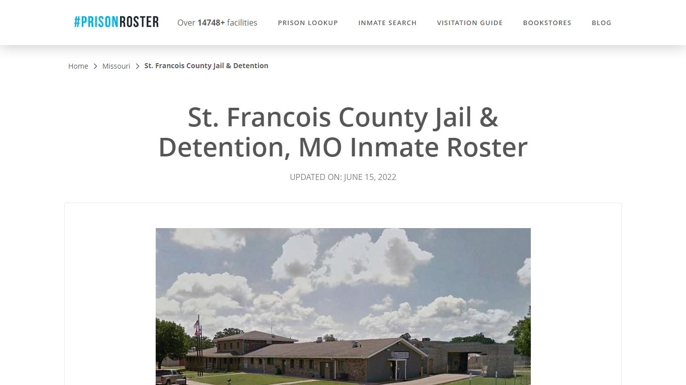 St. Francois County Jail & Detention, MO Inmate Roster - Prisonroster